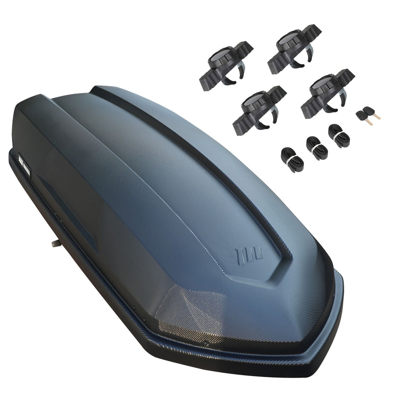 MotoMaster Roof Cargo Box, Black, 500-L, 18-cu.ft O5