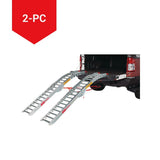 MotoMaster Steel Rung Folding Arched Loading Ramps Pair, Easy-To-Use, 84-in, 2-pc