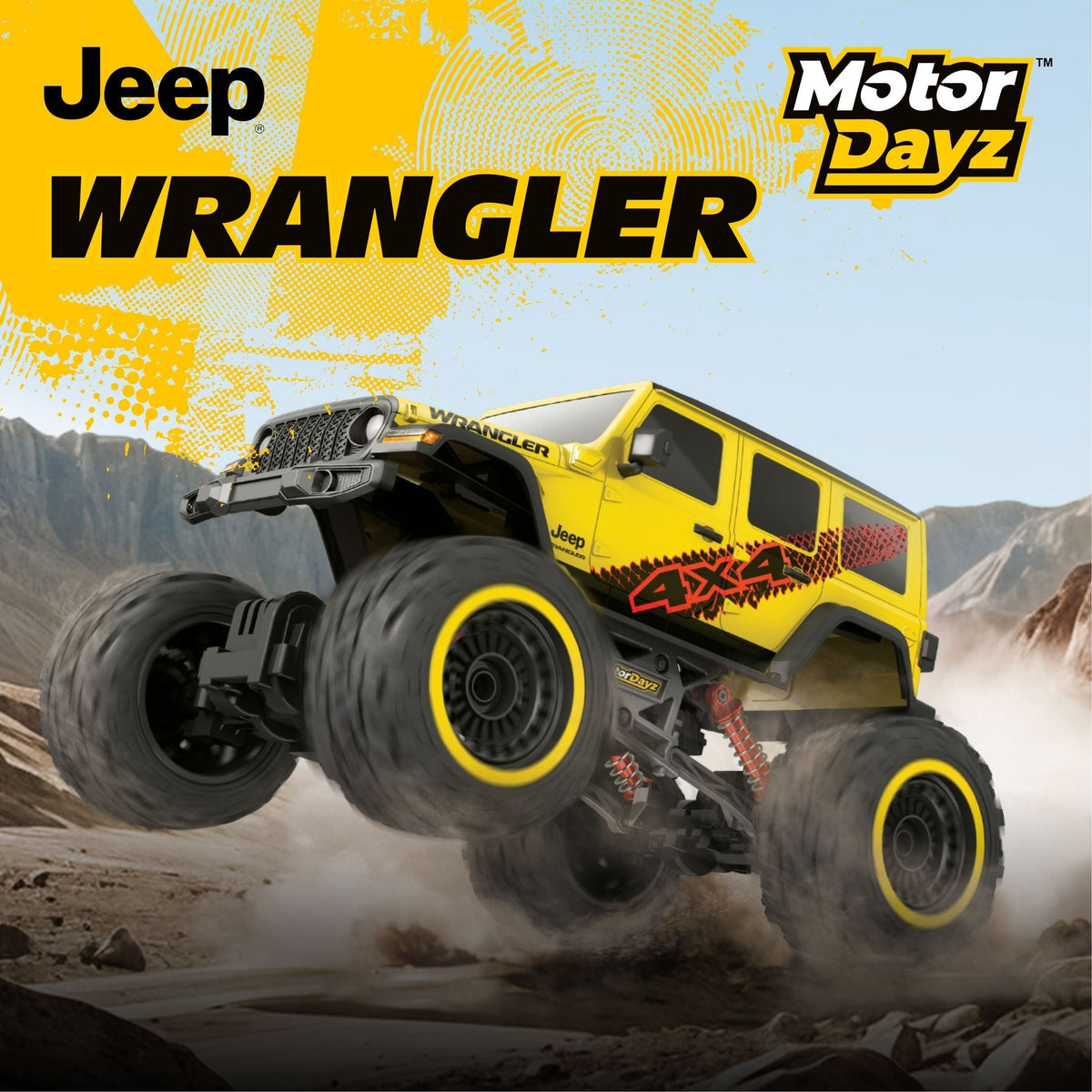 MotorDayz RC 4x4 4-Door Jeep SUV - 1:12 Scale