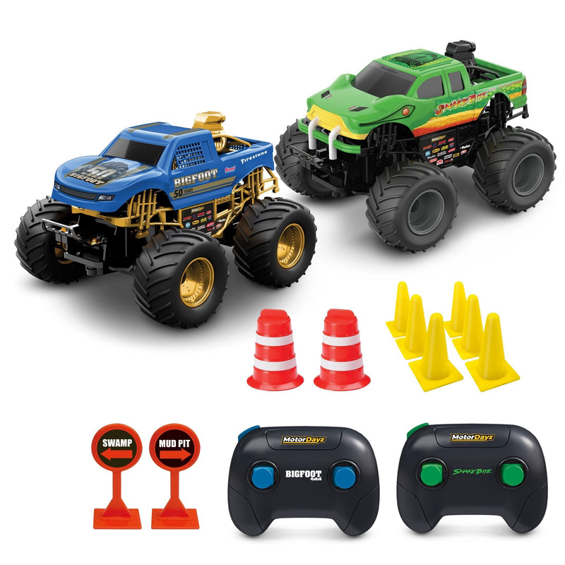 MotorDayz RC Monster Truck Twinpack - 1:24 Scale D1