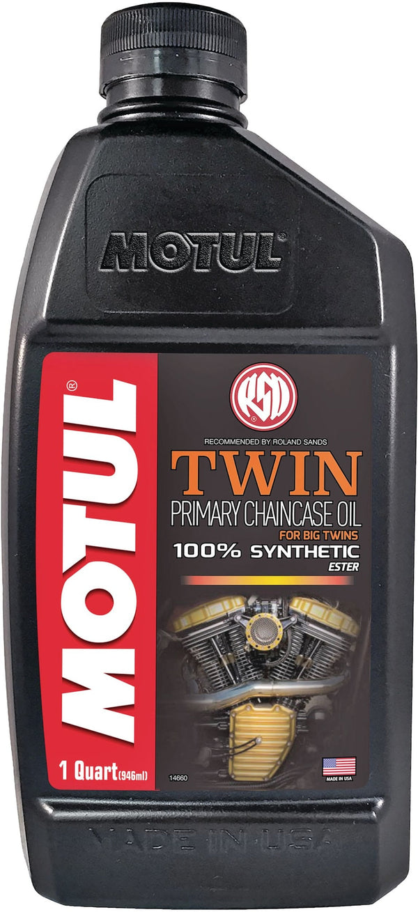 Motul Twin Synthetic Primary Chain Case Motorcycle Oil, 1-L T8