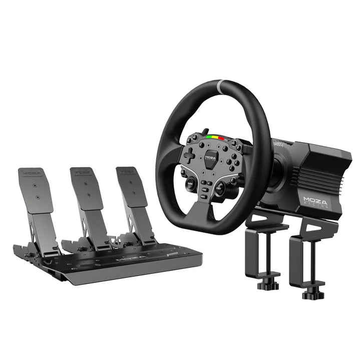 MOZA R5 All-in One PC Gaming Racing Simulator Bundle with Clutch S7
