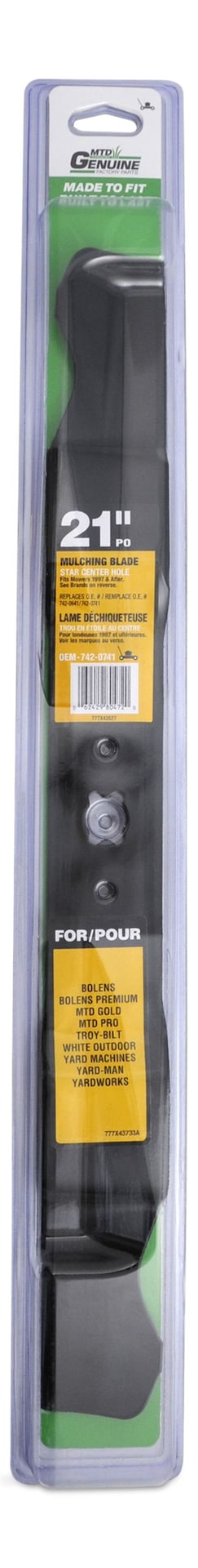 MTD Mulch Lawn Mower Replacement Blade, 21-in V3