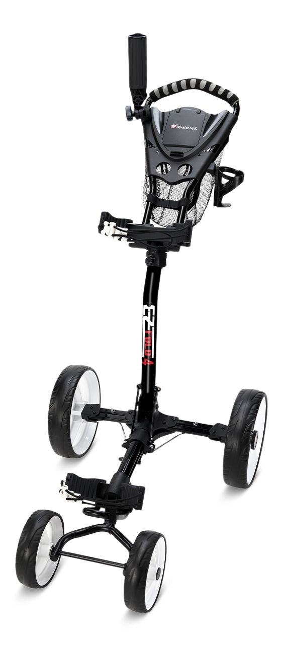 MTRX EZ Fold 4 Wheel Golf Cart, 4WD, Collapsible, Black N0