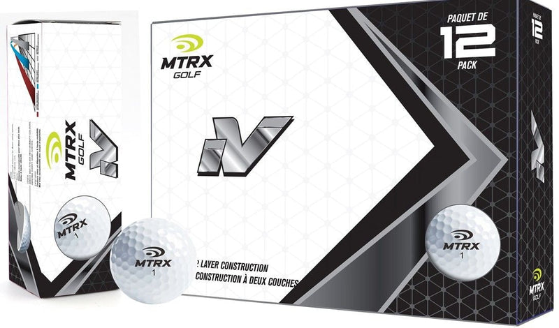 MTRX iV Golf Balls, Yellow, 12-pk B7