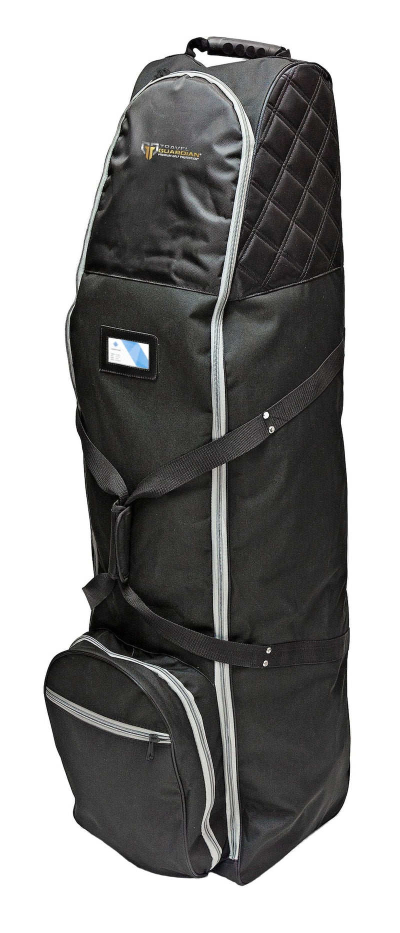 MTRX Premium Travel Golf Bag Cover with Quilted Protection & Extra Storage, Black L4