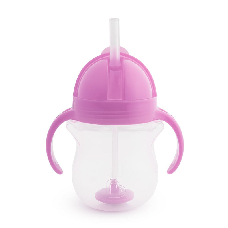 Munchkin Any Angle Click Lock Weighted Straw Trainer Cup, 7-oz Y6