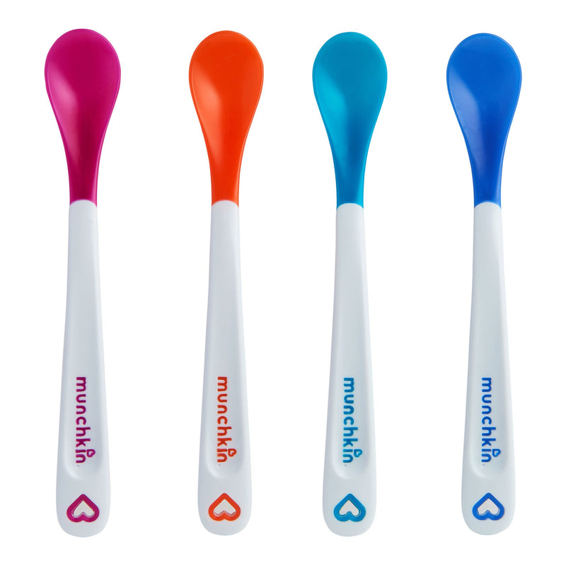 Munchkin White Hot Safety Baby Spoons, 4-pk X9