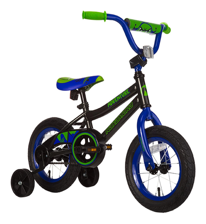 Nakamura Adventure Kid's Bike, Black, 12-in K8