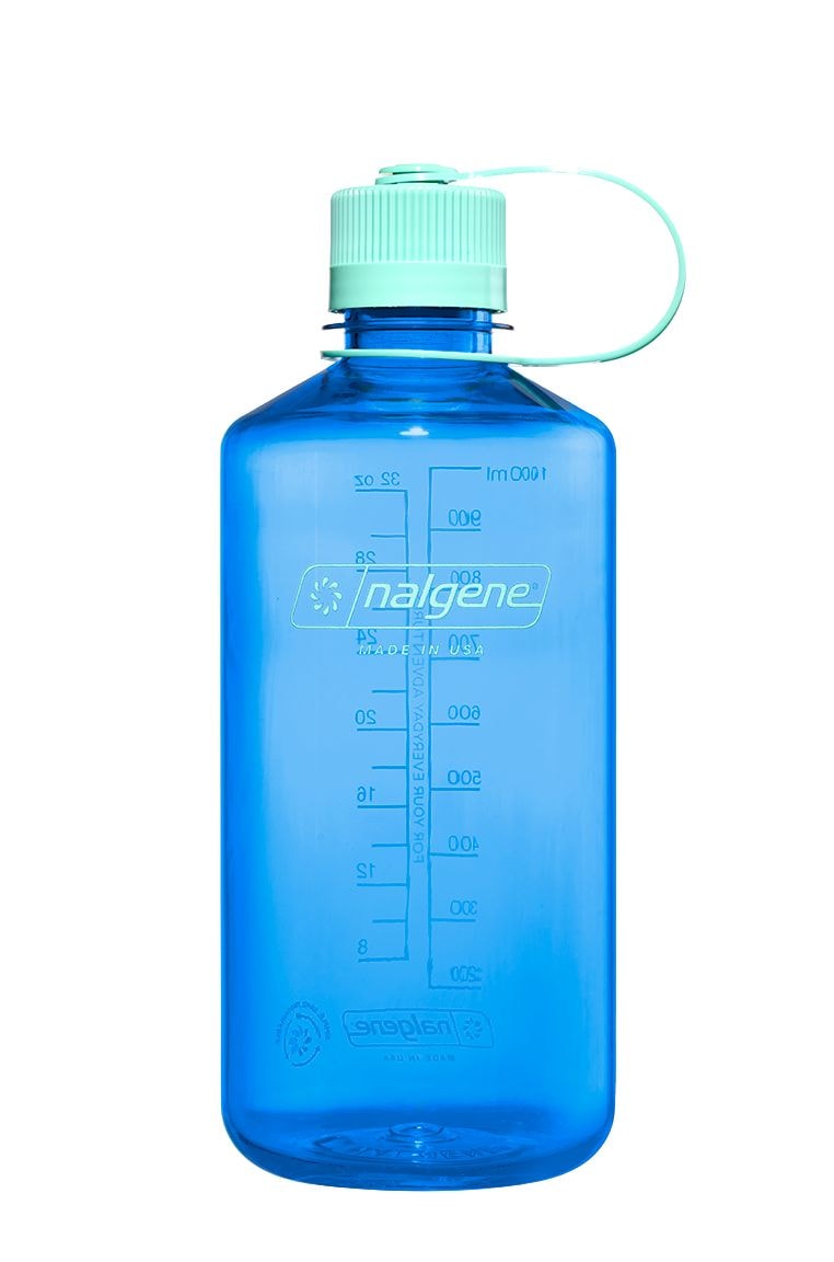 Nalgene BPA-Free Portable Reusable Water Bottle, Impact-Resistant, Various Colours, 32-oz E2