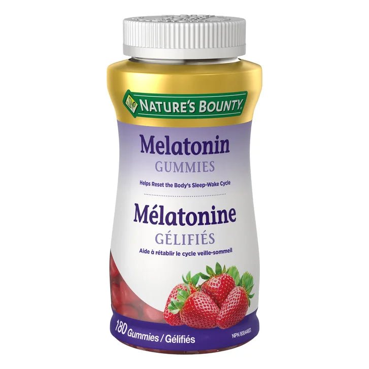 Nature's Bounty Melatonin Gummies, 180 Gummies A9