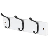 Neatfreak 13.6" Modern Wall 3 Hook Rack, White