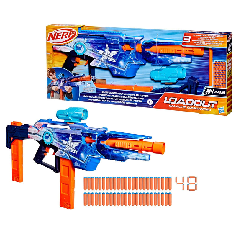 NERF Battlefield Commander Motorized Blaster for Ages 8+ M8