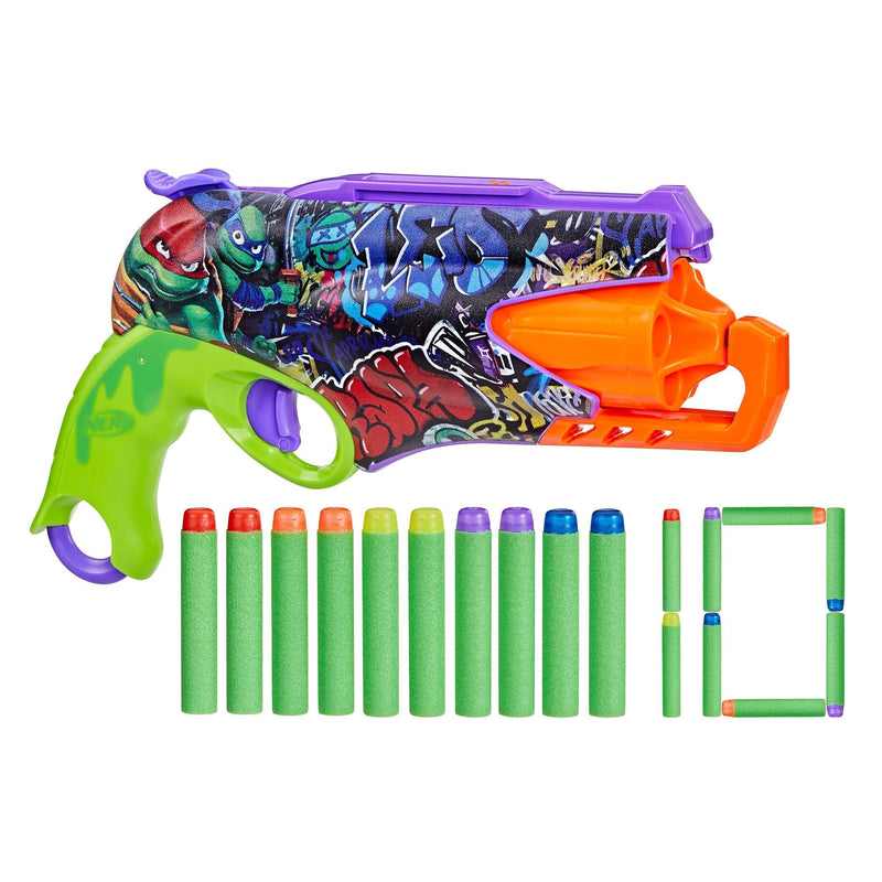 NERF Inked Teenage Mutant Ninja Turtles 5-Dart Blaster V8