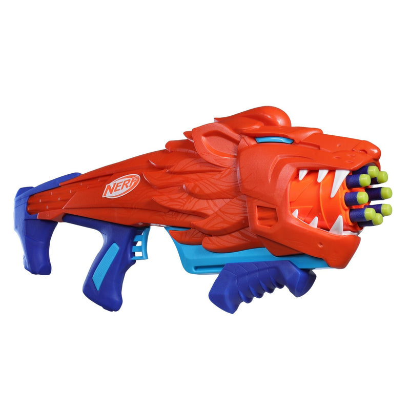 NERF Junior Wild Lionfury Easy-Play Dart Blaster, Includes 16 Darts, Ages 6+ I4