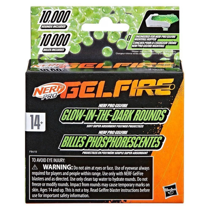Nerf Pro Gelfire Glow In The Dark 10000-Round Refill for Nightfall Hopper L7