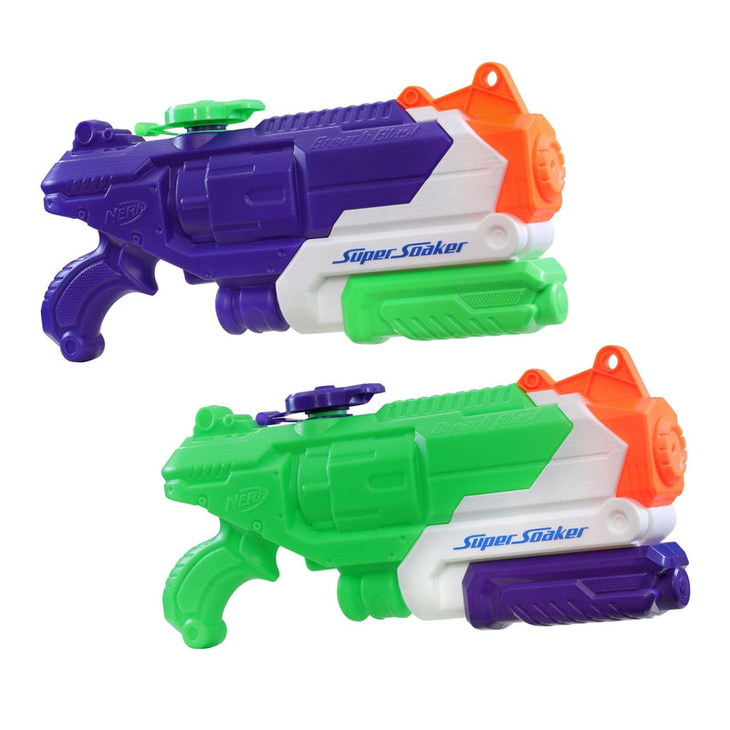 Nerf Super Soaker Breach Blast Water Soakers Toy, 2-pk Z4