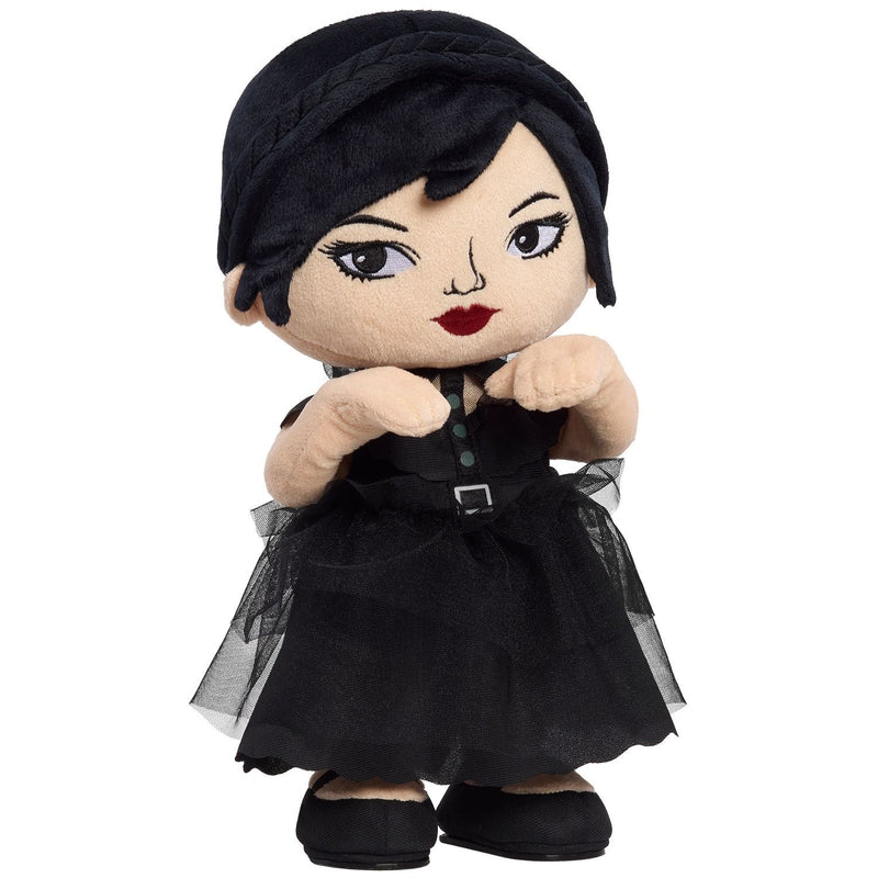 NETFLIX Wednesday Addams Dancing Plush Doll, 12.5-in T7