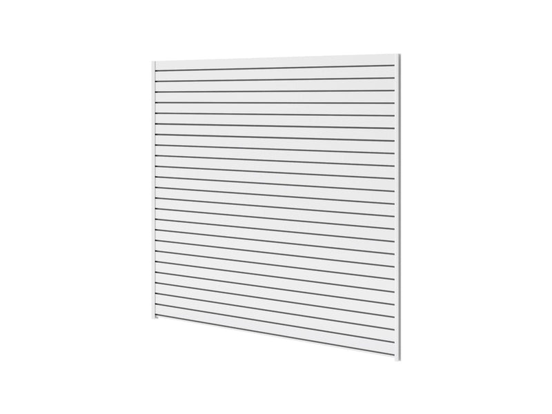 NewAge PVC Slatwall, 40-sq-ft, White T3
