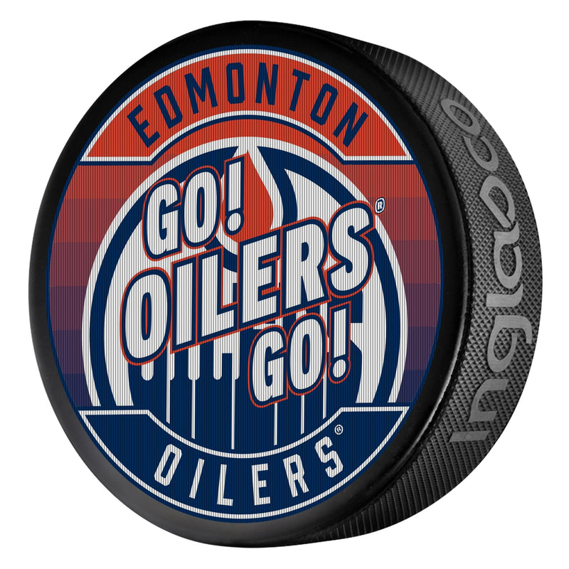 NHL Edmonton Oilers Dual-Image Lenticular Hockey Puck, 6-oz L7