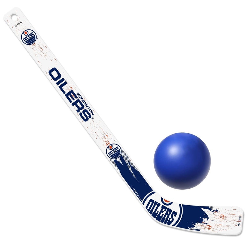 NHL Edmonton Oilers Mini Hockey Stick/Ball Set Q9