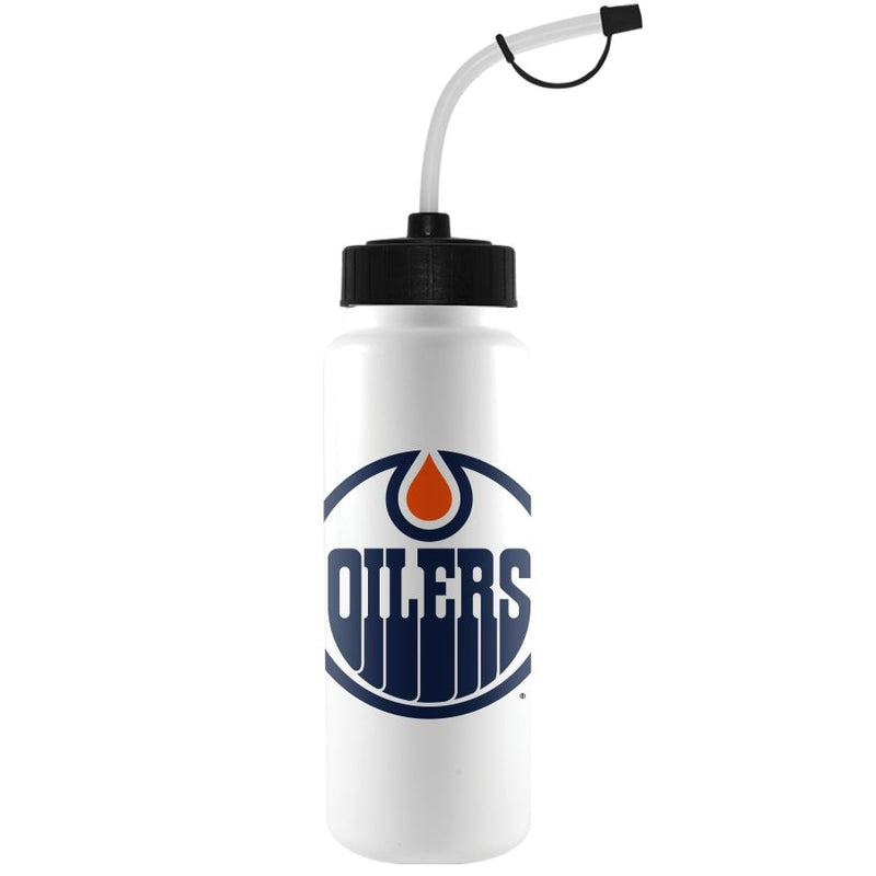 NHL Edmonton Oilers Officially Licensed Hockey Water Bottle, 1-L F0