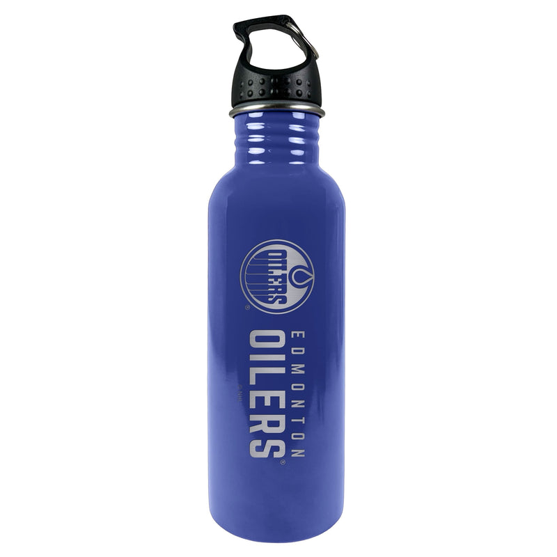 NHL Edmonton Oilers Stainless Steel Water Bottle, 25-oz E6