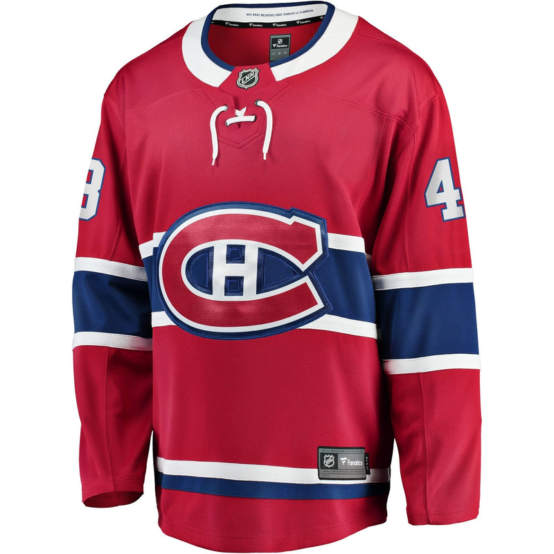 NHL Montreal Canadiens Breakaway Player Jersey, Lane Hutson, Adult, Assorted Sizes S8