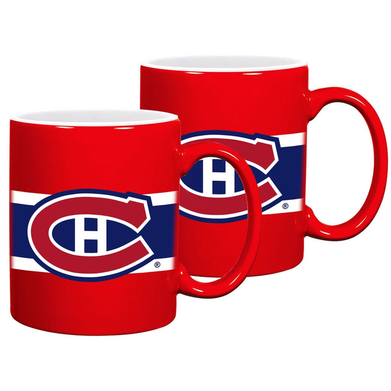 NHL Montreal Canadiens Ceramic Mug, 11-oz, 2-pk E2