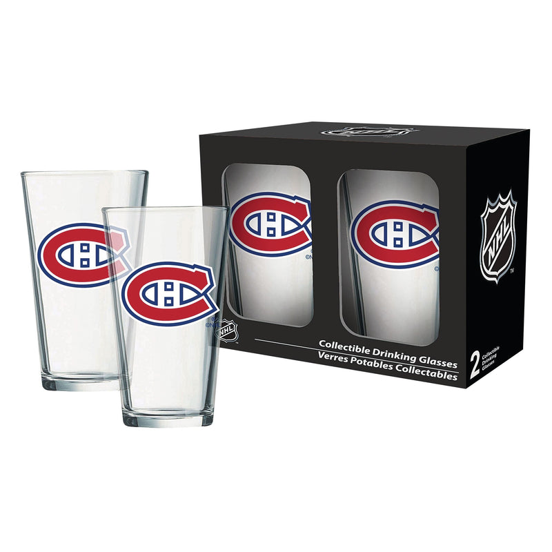 NHL Montreal Canadiens Mixing Pint Glass Box Set, 2-pk, 16-oz C9