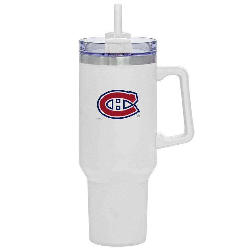 NHL Montreal Canadiens Travel Mug with Straw and Handle, 40-oz Z0