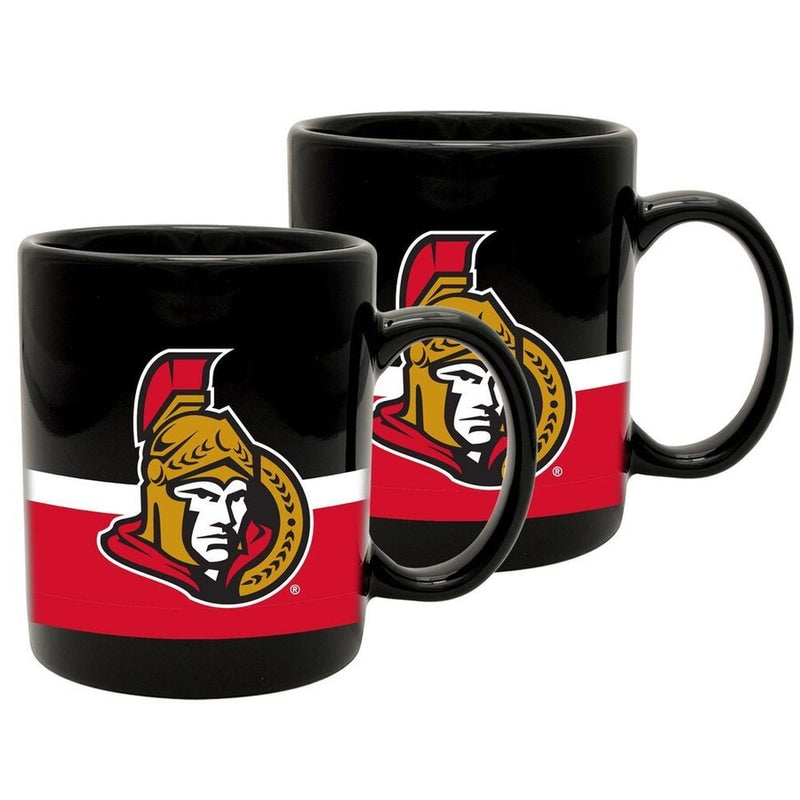 NHL Ottawa Senators Ceramic Mug, 11-oz, 2-pk O7