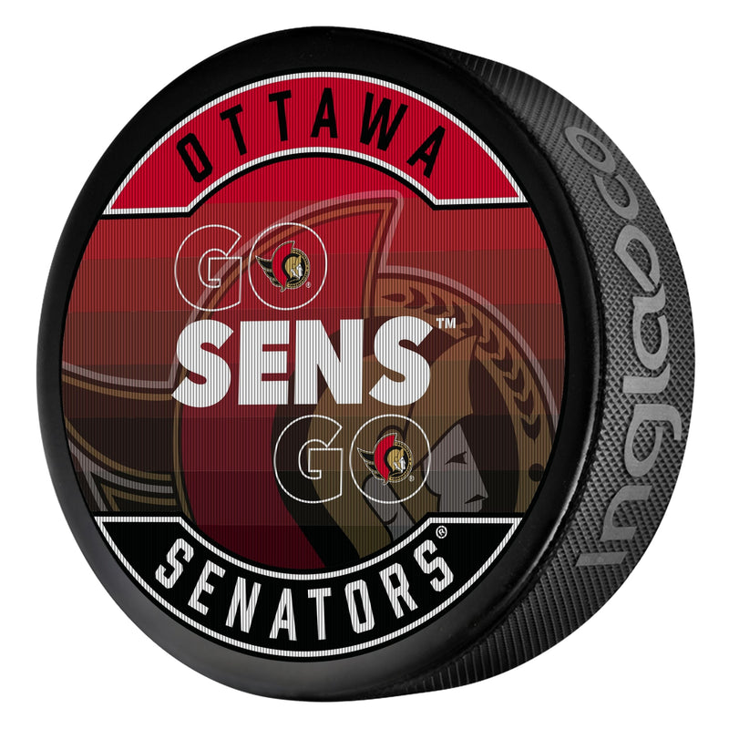 NHL Ottawa Senators Dual-Image Lenticular Hockey Puck, 6-oz T7