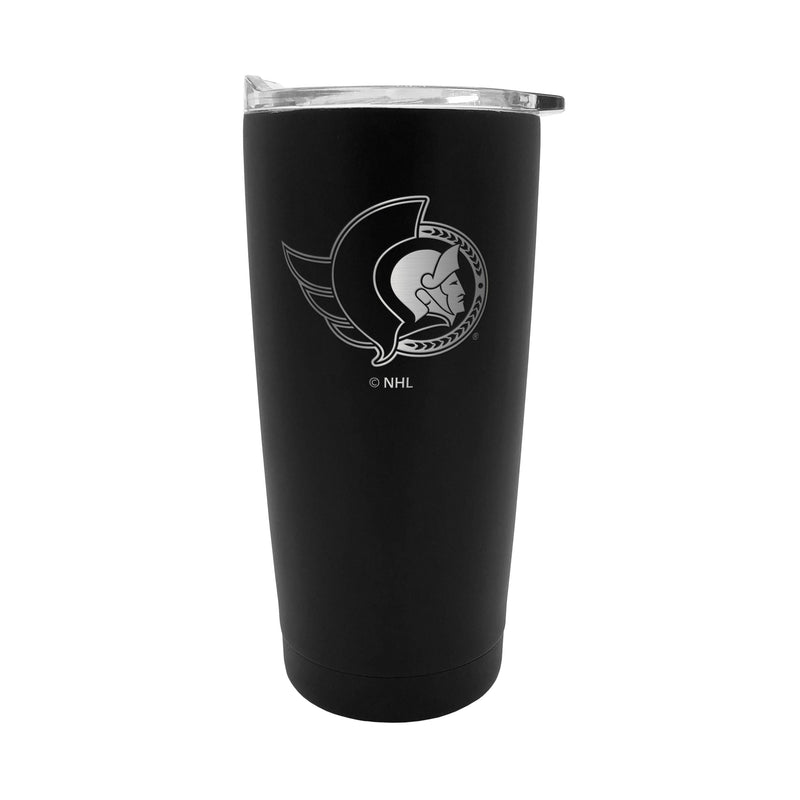 NHL Ottawa Senators Executive Stainless Steel Insulated Travel Tumbler, Black, 20-oz Y0