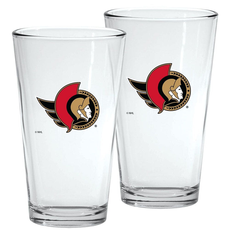 NHL Ottawa Senators Mixing Pint Glass Box Set, 2-pk, 16-oz I1