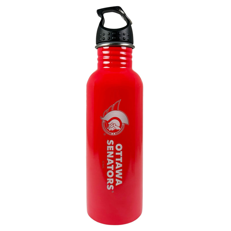 NHL Ottawa Senators Stainless Steel Water Bottle, 25-oz F0