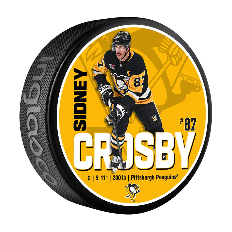 NHL Pittsburgh Penguins Sidney Crosby Hockey Puck, 6-oz R0