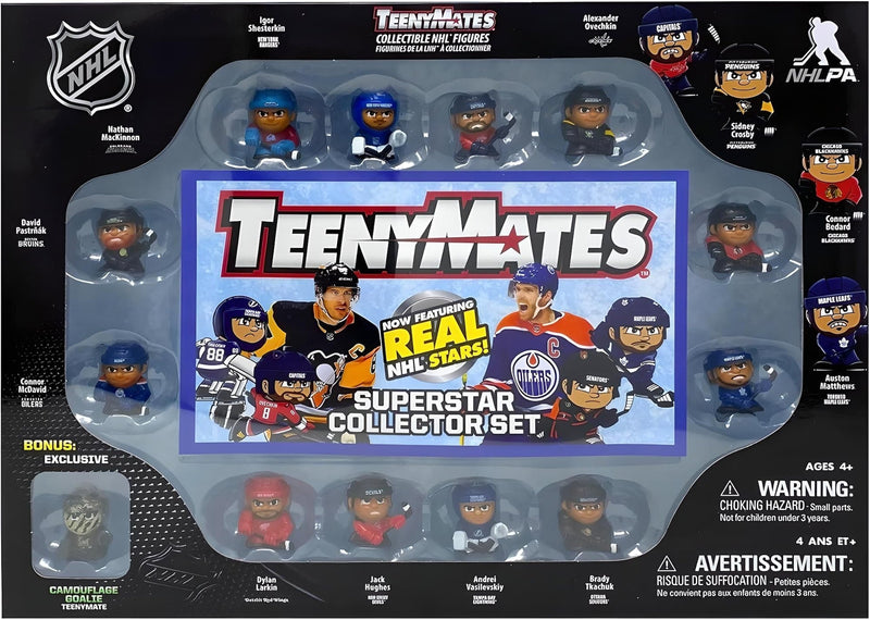 NHL Teenymates Collectible Gift Set for Ages 4+, 1-in, 13-pc S0