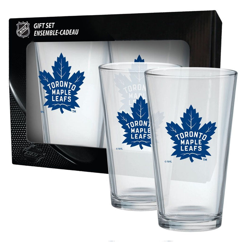 NHL Toronto Maple Leafs Mixing Pint Glass Box Set, 2-pk, 16-oz T8