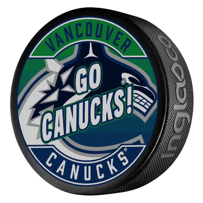 NHL Vancouver Canucks Dual-Image Lenticular Hockey Puck, 6-oz L4