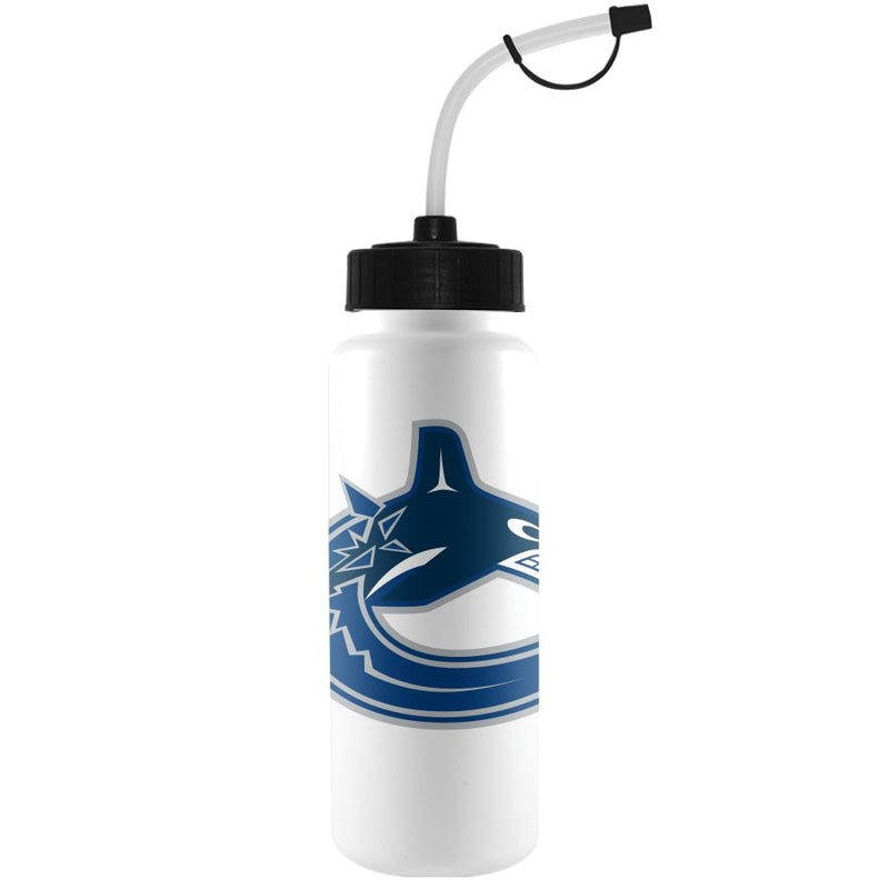 NHL Vancouver Canucks Officially Licensed Hockey Water Bottle, 1-L Z1