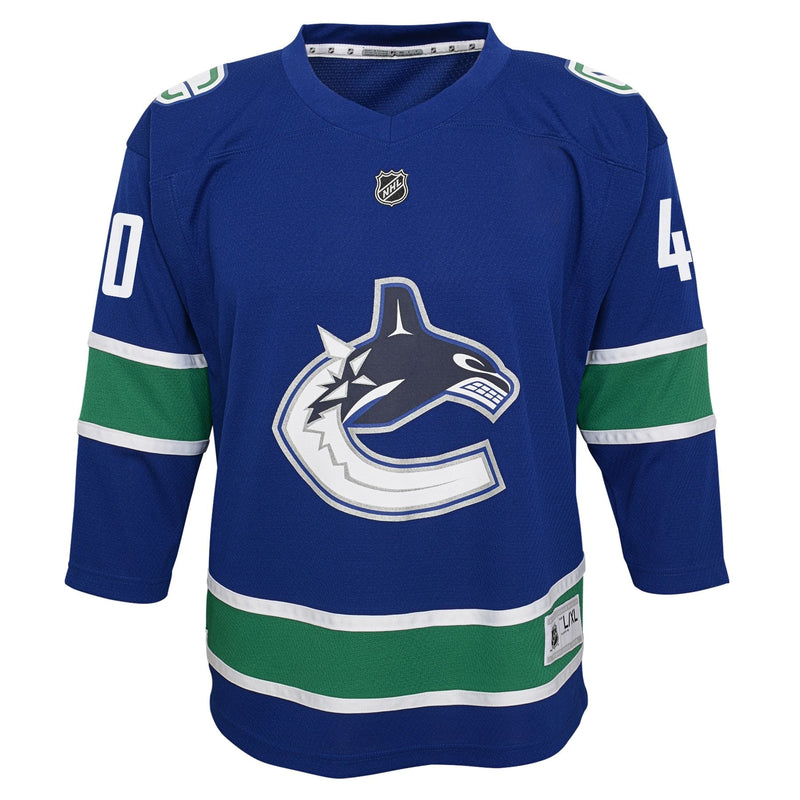 NHL Vancouver Canucks Replica Player Jersey, Elias Pettersson, Youth, Assorted Sizes E2