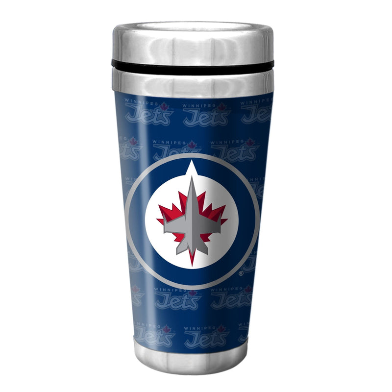 NHL Winnipeg Jets Full Wrap Wallpaper Travel Mug, 14-oz Z2