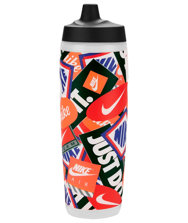 Nike Refuel 24-oz Orange Graphic Squeezable Water Bottle G3