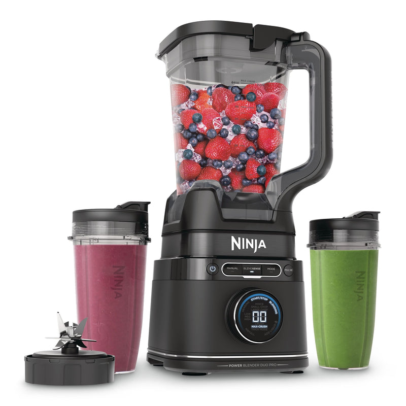 Ninja BlendSense Duo Blender with 72-oz Full-Size Pitcher & Pre-Set Programs, Includes Two 24-oz Single-Serve Cups, 1800W B5
