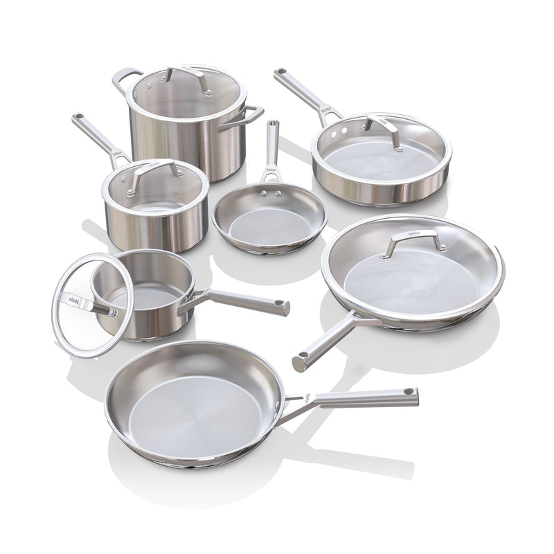 Ninja Everclad 12 piece Stainless Steel Cookware Set T2