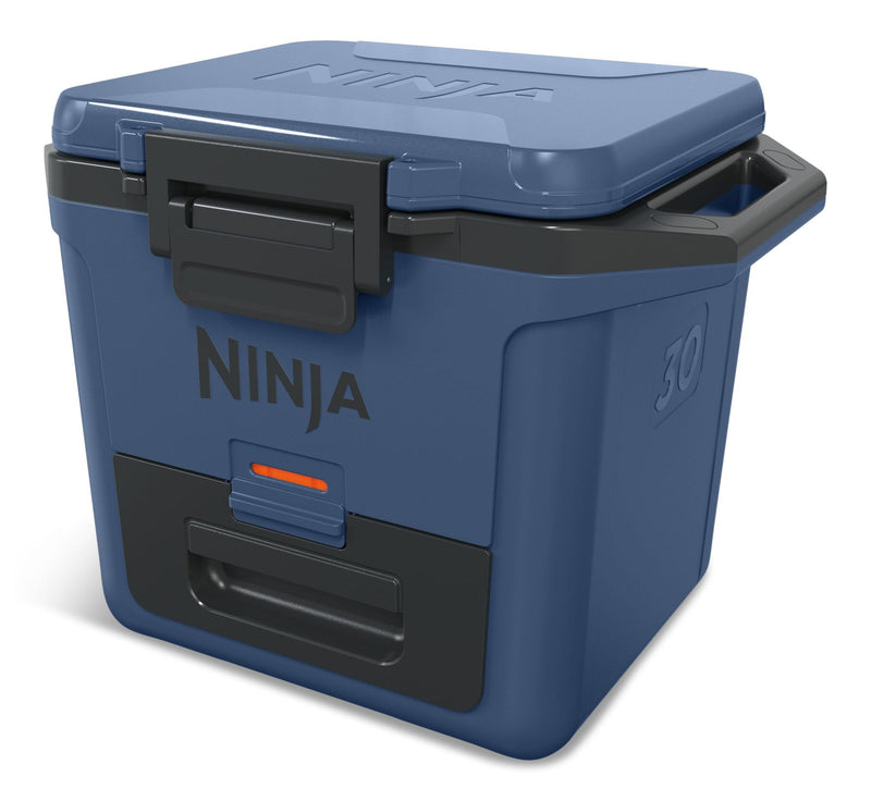 Ninja FrostVault 30-Quart Portable Hard Cooler with DryChill Drawer, 28-L, Blue D5