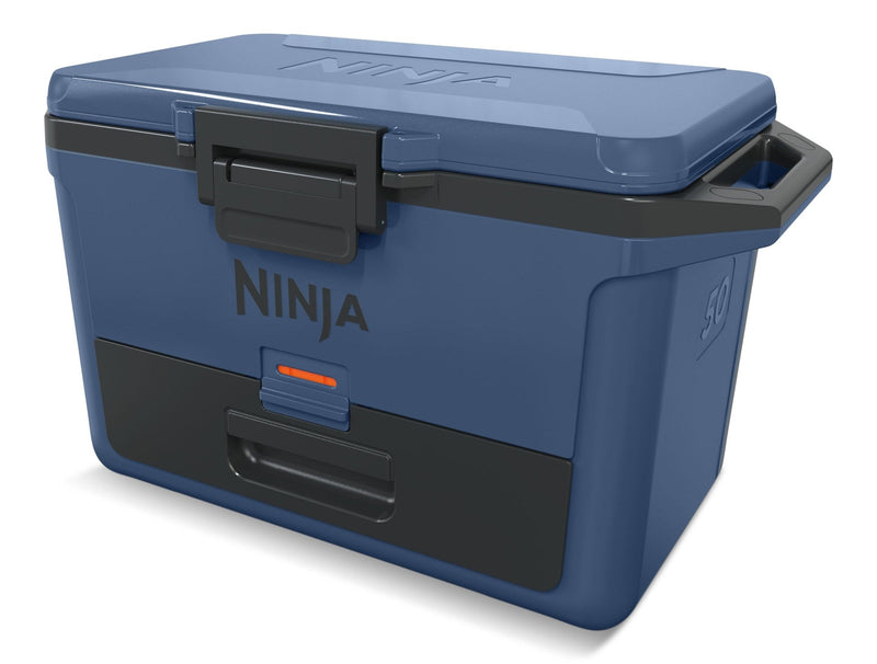 Ninja FrostVault 50-Quart Portable Hard Cooler with DryChill Drawer, Blue, 47-L M2