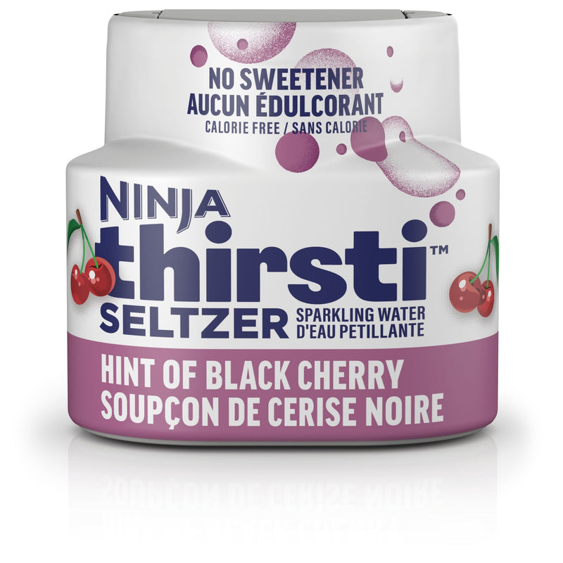 Ninja Thirsti SELTZER Black Cherry Flavoured Water Drops O7