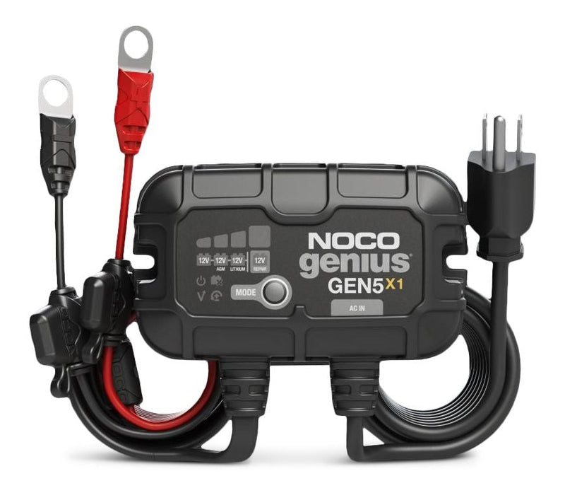 NOCO GEN5X1 Onboard Smart Battery Charger/Maintainer/Desulfator, 1-Bank, 5-Amp, 12V D5